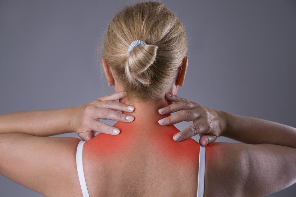 objawy osteochondrozy szyjnej